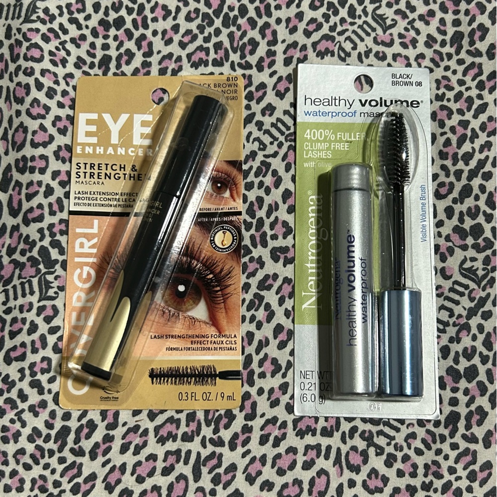 NEW Covergirl & Neutrogena Black Brown Mascara Bundle
